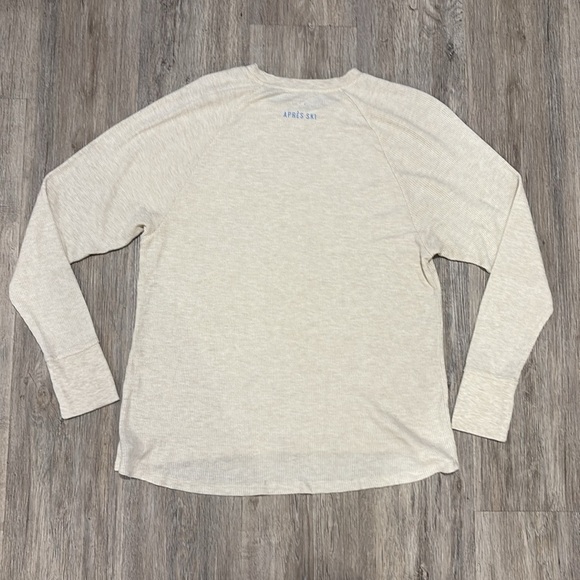 Aerie Ski Bunny Long Sleeve Thermal Shirt With Thumb Holes - Picture 9 of 14